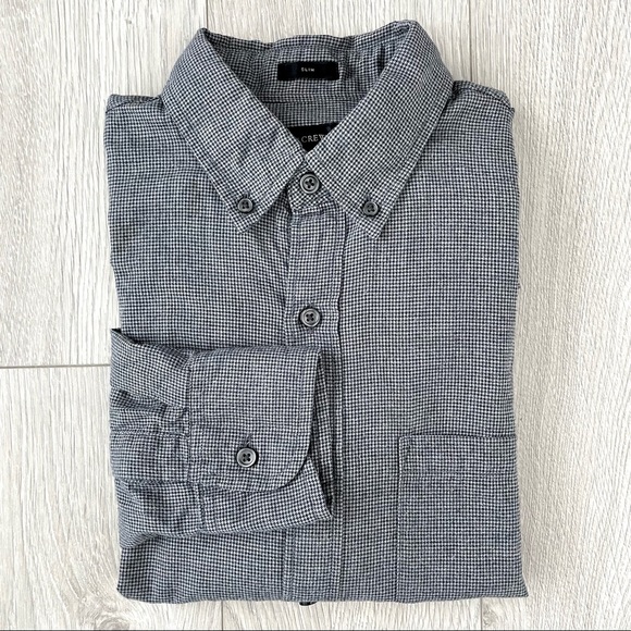 J.Crew Slim Houndstooth Button Down Shirt - Picture 1 of 11